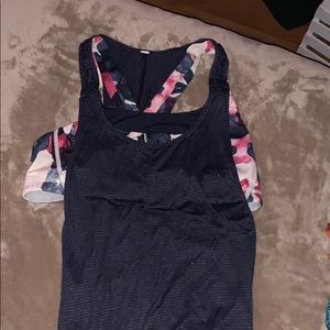 Lululemon Tank Top with sports bra attached